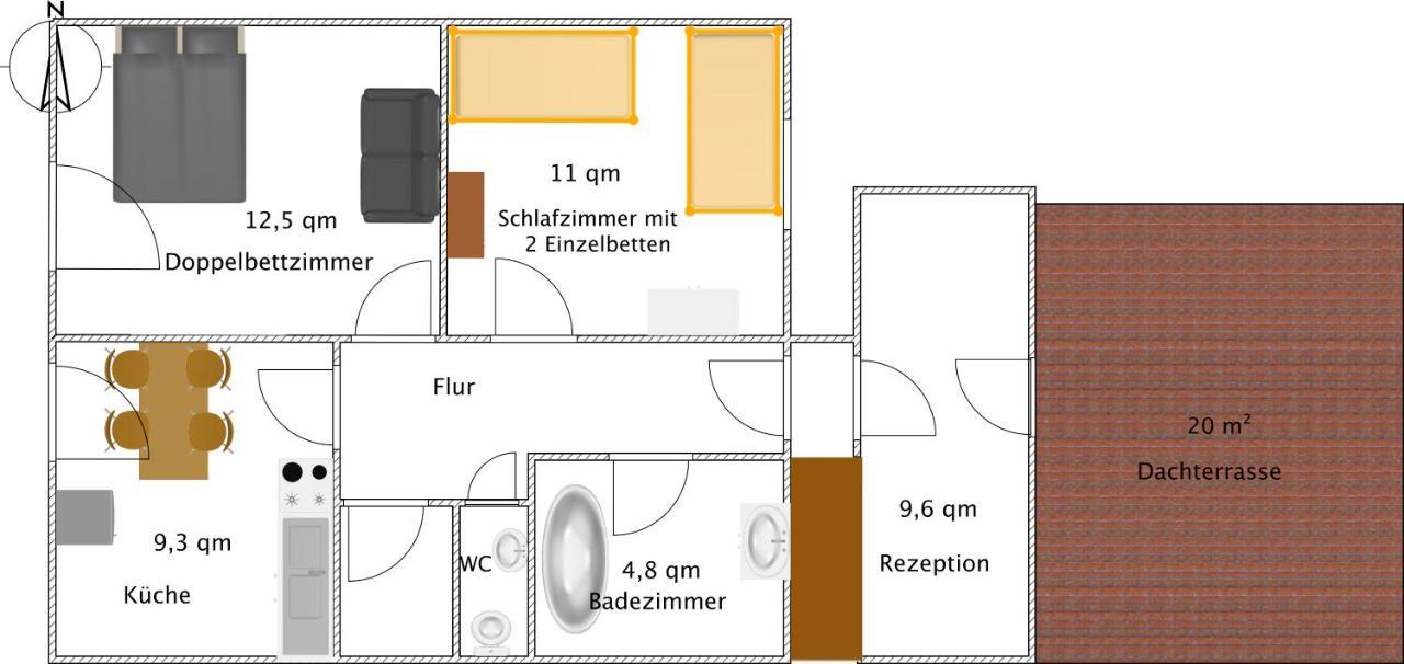 Ferienwohnung Ammerschnucke Wiefelstede Ngoại thất bức ảnh